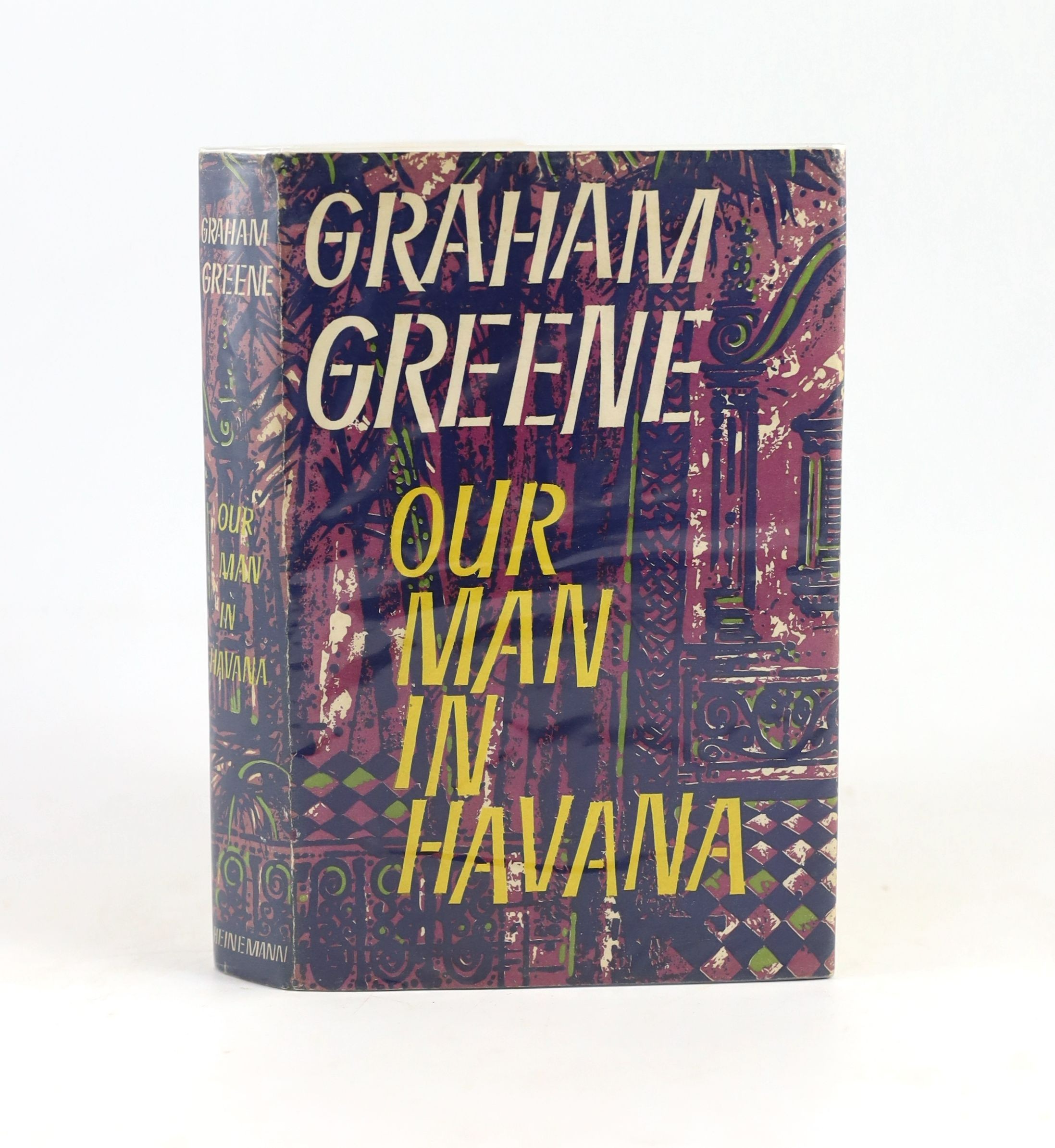 Greene, Graham - Our Man in Havana. 1st ed. original cloth with unclipped d/j. 8vo. Heinemann, London, 1958.